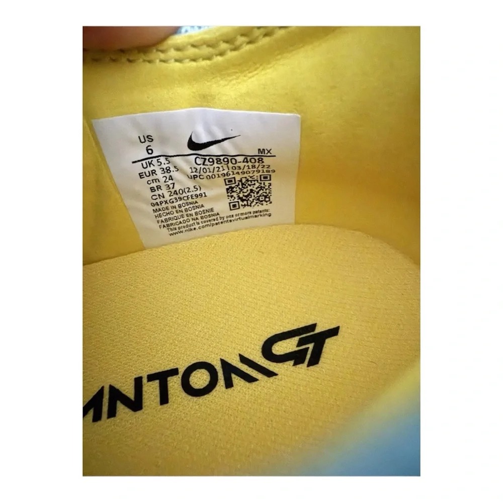 Nike Phantom GT2 Elite FG Lucent Pack CZ9890-408 Mens Size 6 Women Size 7.5 New - Picture 8 of 8